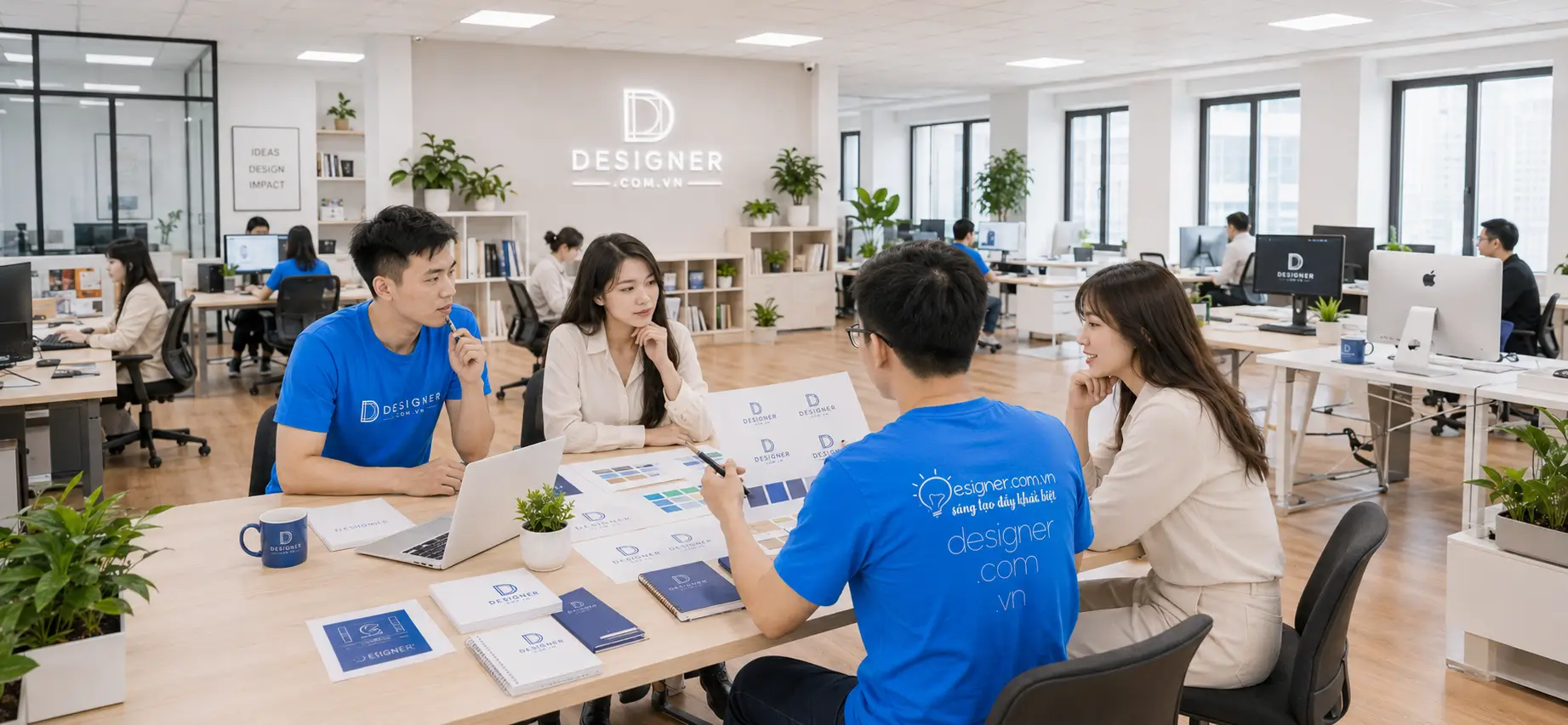 Đội ngũ Designer Group trong quá trình thiết kế